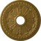 Ekena Millwork Raymond Ceiling Medallion (Fits Canopies up to 5 1/8"), 18 1/8"OD 3 5/8"ID x 1 1/8"P, Gold CM18RAGLS - alternate 1